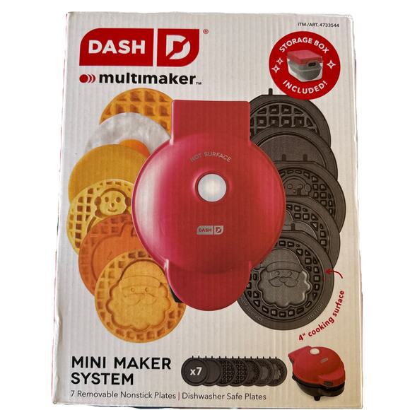 Dash Mini Waffle Maker System with Removable Plates and Storage Case - Brand New - Picture 5 of 5